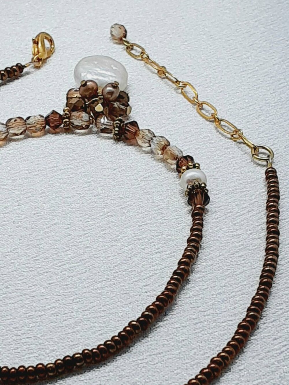 NEW 17 inch baroque pearl necklace - Picture 9 of 10